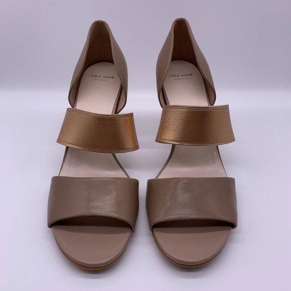 Cole Haan Tan Leather Sandals - Picture 3 of 8